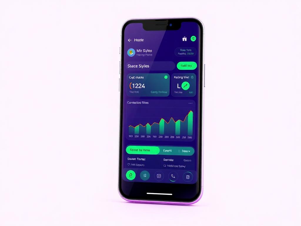 RADTL mobile app dashboard on a phone